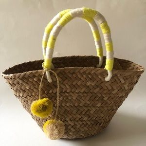 Kayu Mini St Tropez Straw Tote